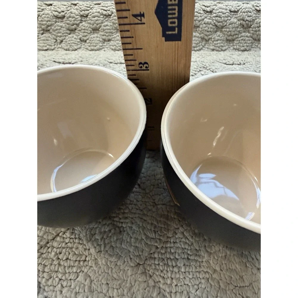 Bailey's Irish Cream MINE and YOURS Mugs Dessert Cups Bowl Ceramic